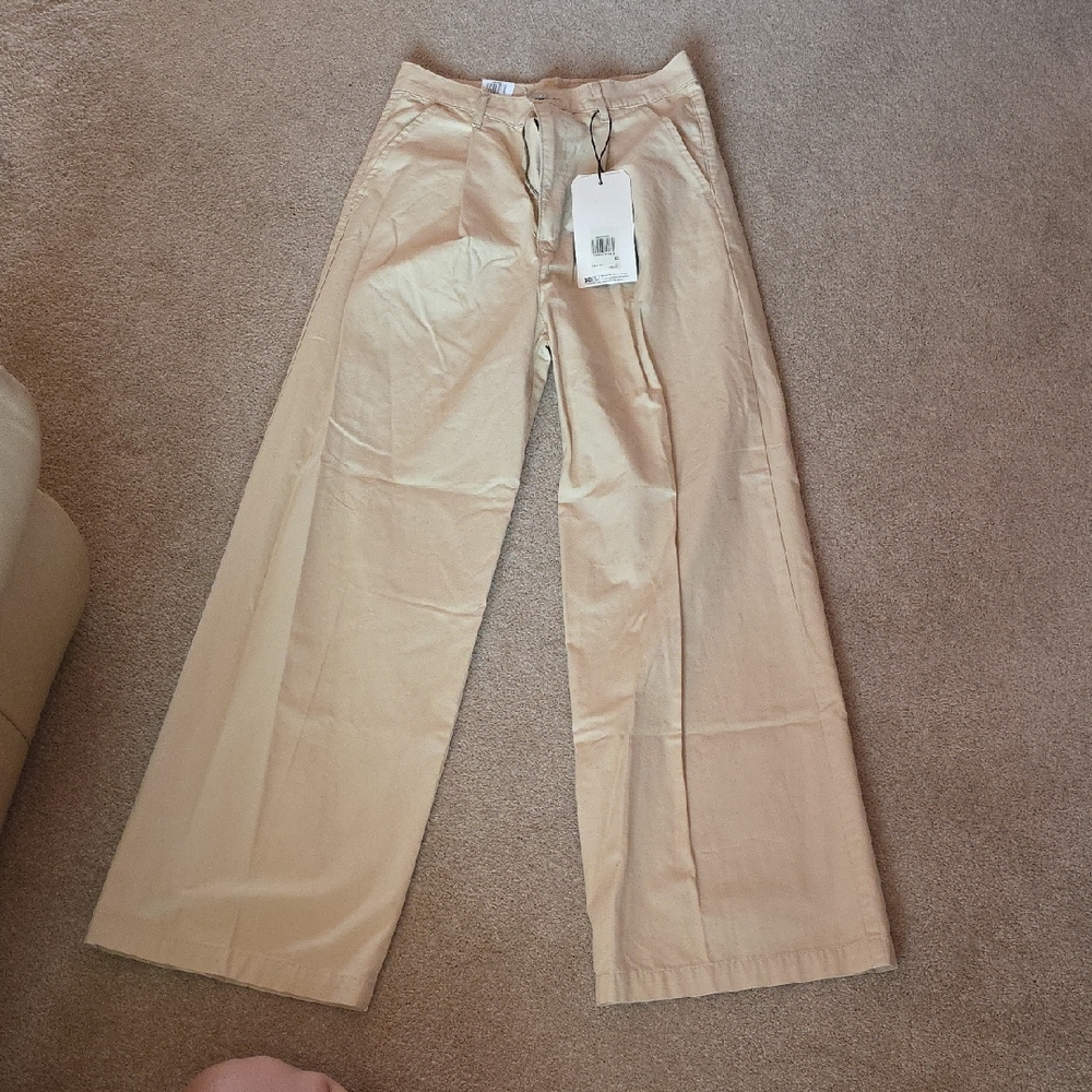 Levi's Cream High Loose Pants